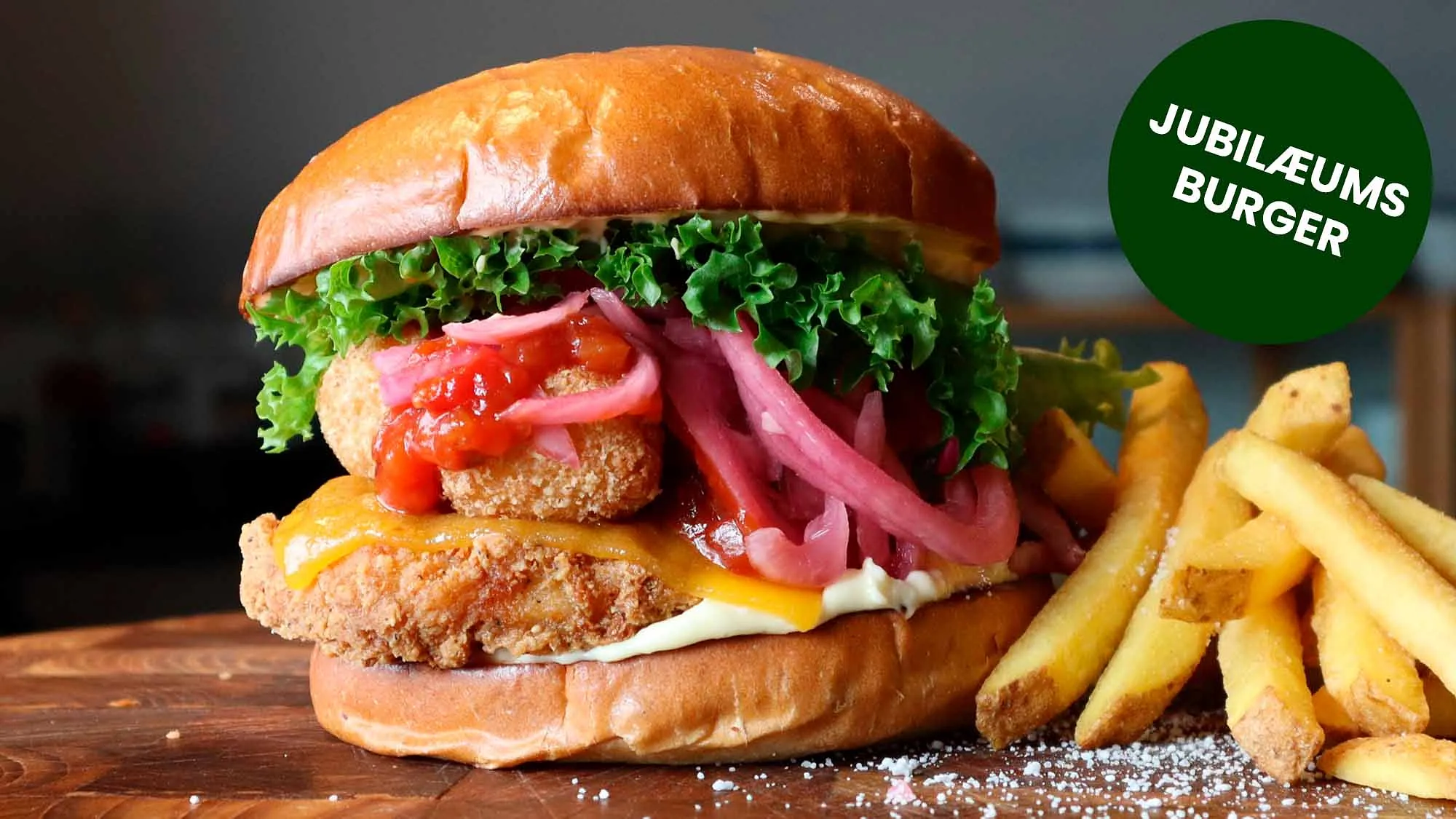 jubilæums burger - limited edition